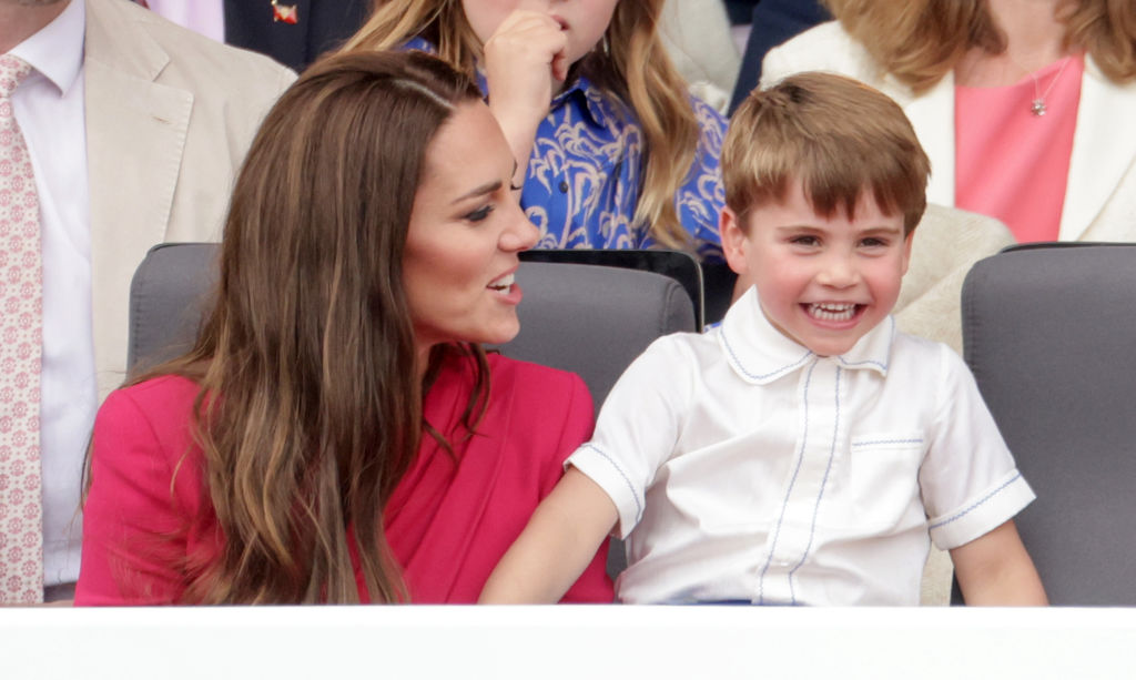 Prince Louis and Kate Middleton