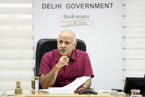 Delhi deputy chief minister Manish Sisodia