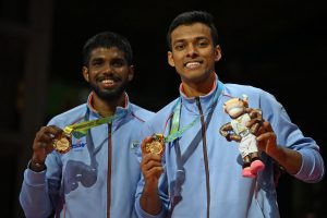 India men's doubles gold winners in Commonwealth Games 2022