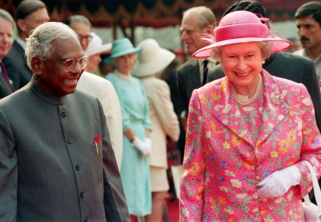 Queen Elizabeth II in India in 1997