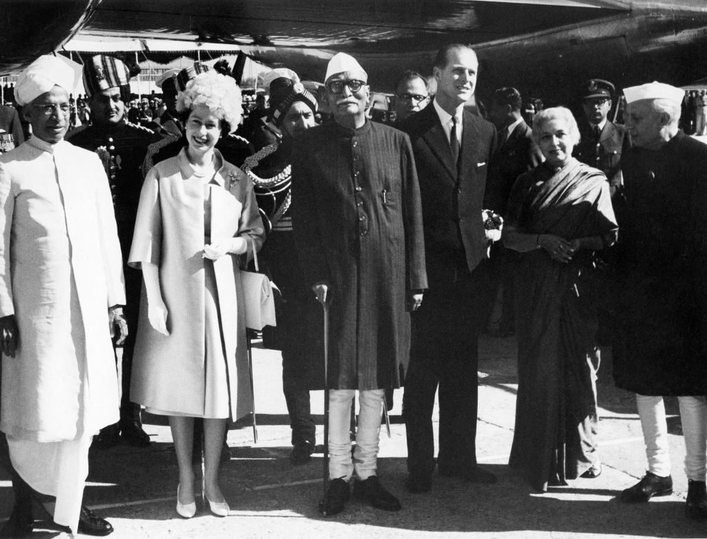 Queen Elizabeth II in India in 1961