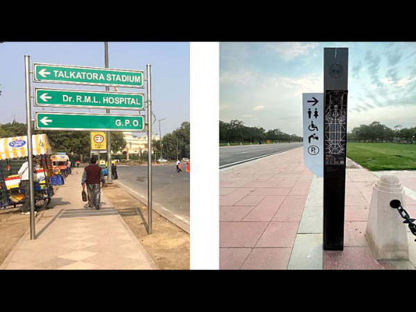 The redeveloped Central Vista Avenue in Delhi