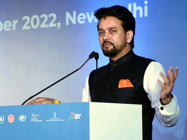 Indian sports minister Anurag Thakur