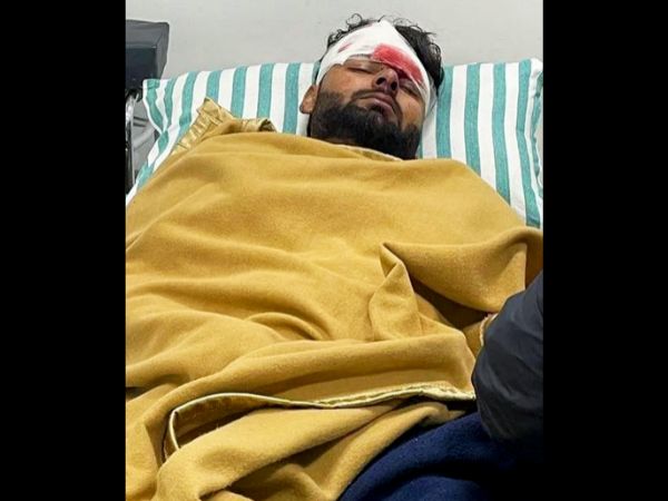 Rishabh Pant receives treatment at hospital after a horrific car crash