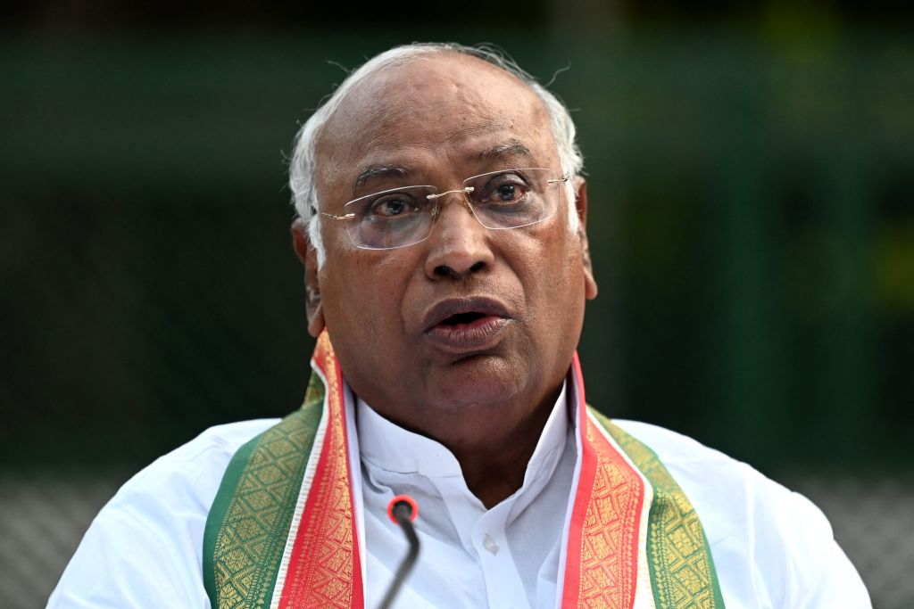 Mallikarjun Kharge, president of Indian National Congress party