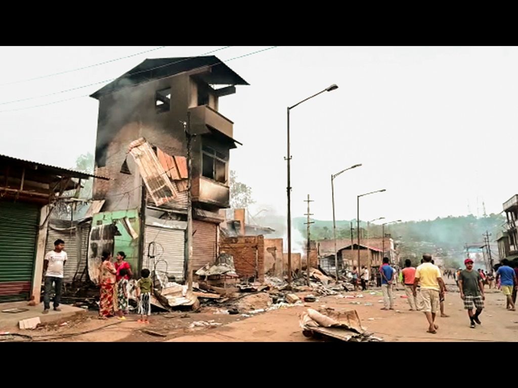 Fresh Violence Erupts In India's Manipur: 9 Killed, Several Houses ...