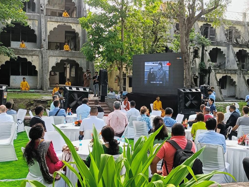 Parmarth Niketan organises yoga and meditation session