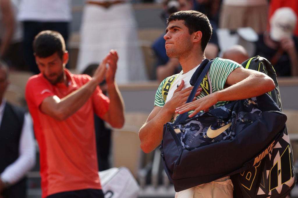 Novak Djokovic beat Carlos Alcaraz in semi final of French Open 2023