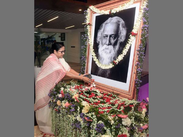 West Bengal chief minister pays tribute to Rabindranath Tagore