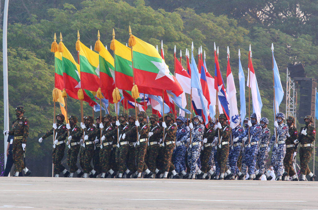 Myanmar junta military soldiers