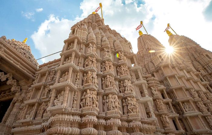 BAPS Hindu temple in Abu Dhabi, UAE