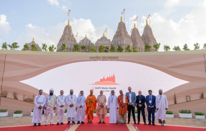 BAPS Hindu temple inauguration