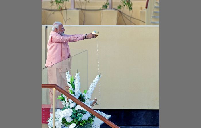 Indian PM at the inauguration of BAPS temple in Abu Dhabi