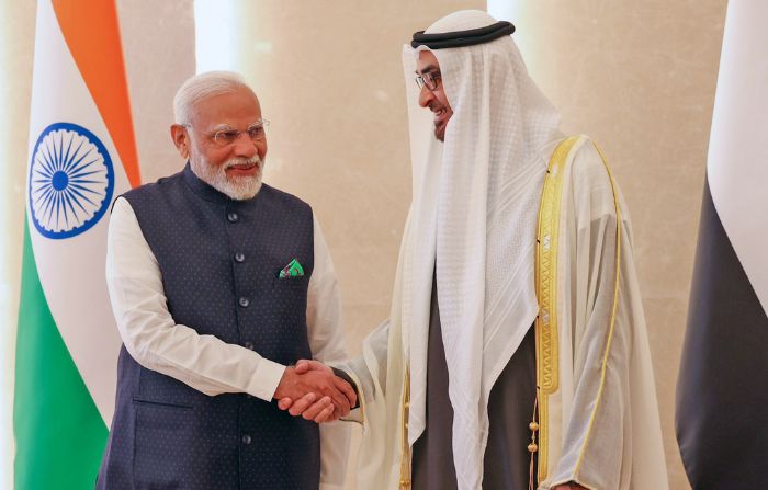 Indian PM Narendra Modi in UAE