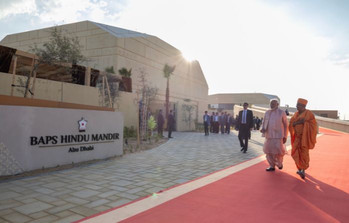 BAPS Hindu temple inauguration