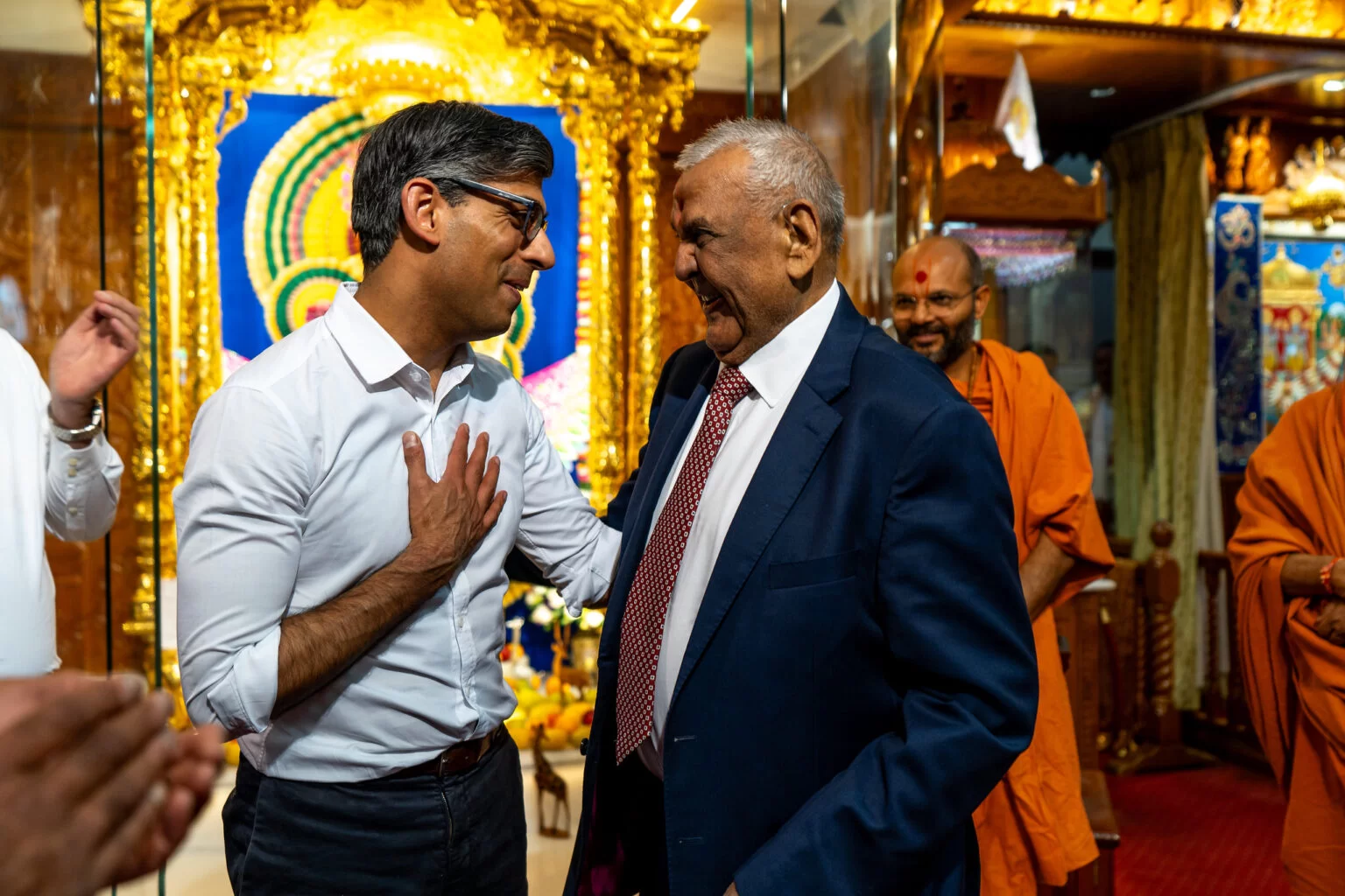 Sunak visits Swaminarayan Temple in Kenton