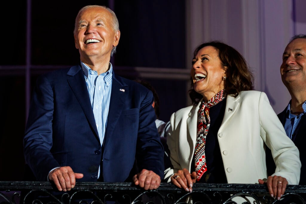 Support grows for Harris but defiant Biden vows to stay in race