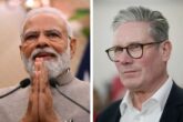 Indian PM Narendra Modi and British PM-elect Keir Starmer