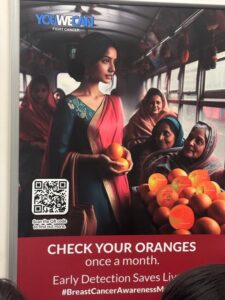 Delhi metro removes breast cancer awareness poster following outrage