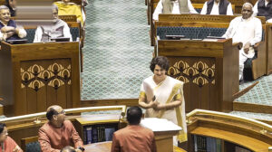 Constitution copy in hand, Priyanka Gandhi takes oath as Lok Sabha MP